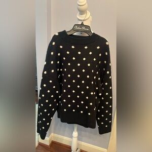 NWT H&M Polkadot Sweater